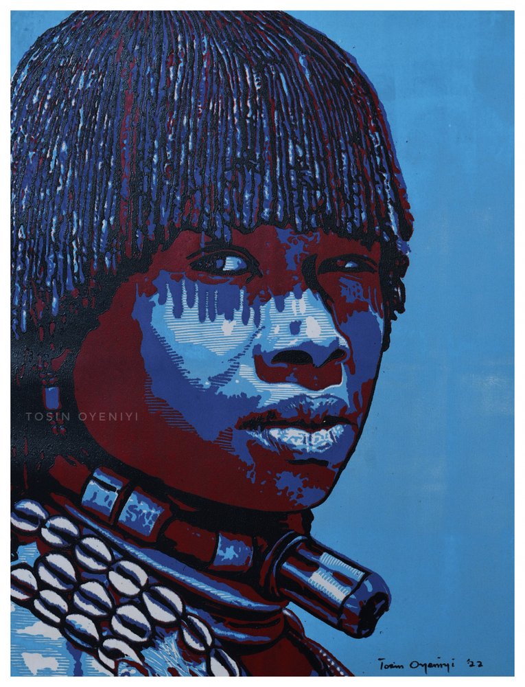 Vibrant African Portrait by Tosin Oyeniyi