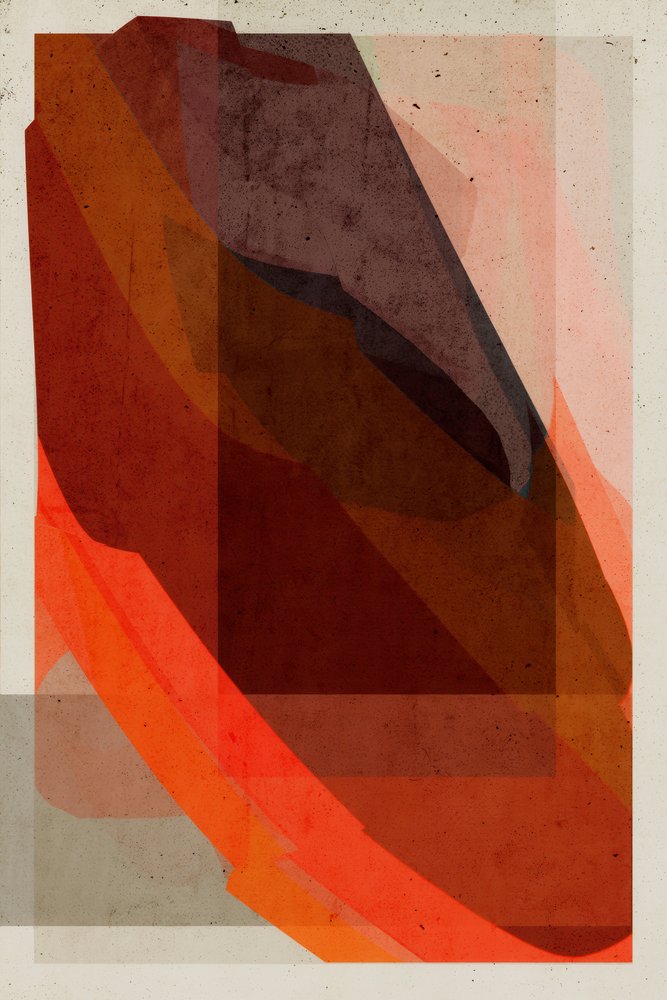 Layered Geometric Abstract by Treechild