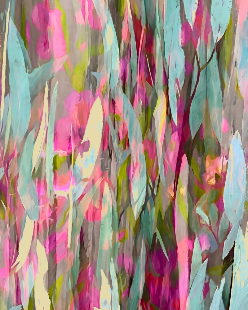 Colorful Abstract Foliage by Uma Gokhale