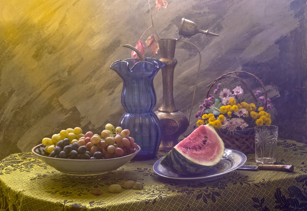 Abundant Fruit and Blooms by UstinaGreen