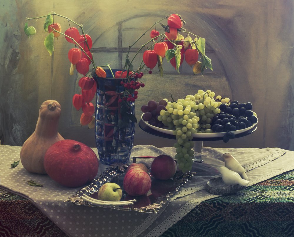 Autumn Harvest Still Life by UstinaGreen