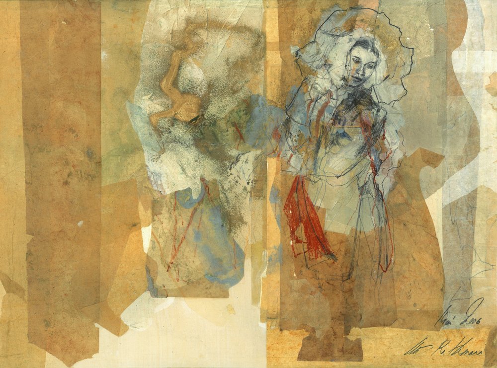 Abstract Ethereal Woman by Ute Rathmann