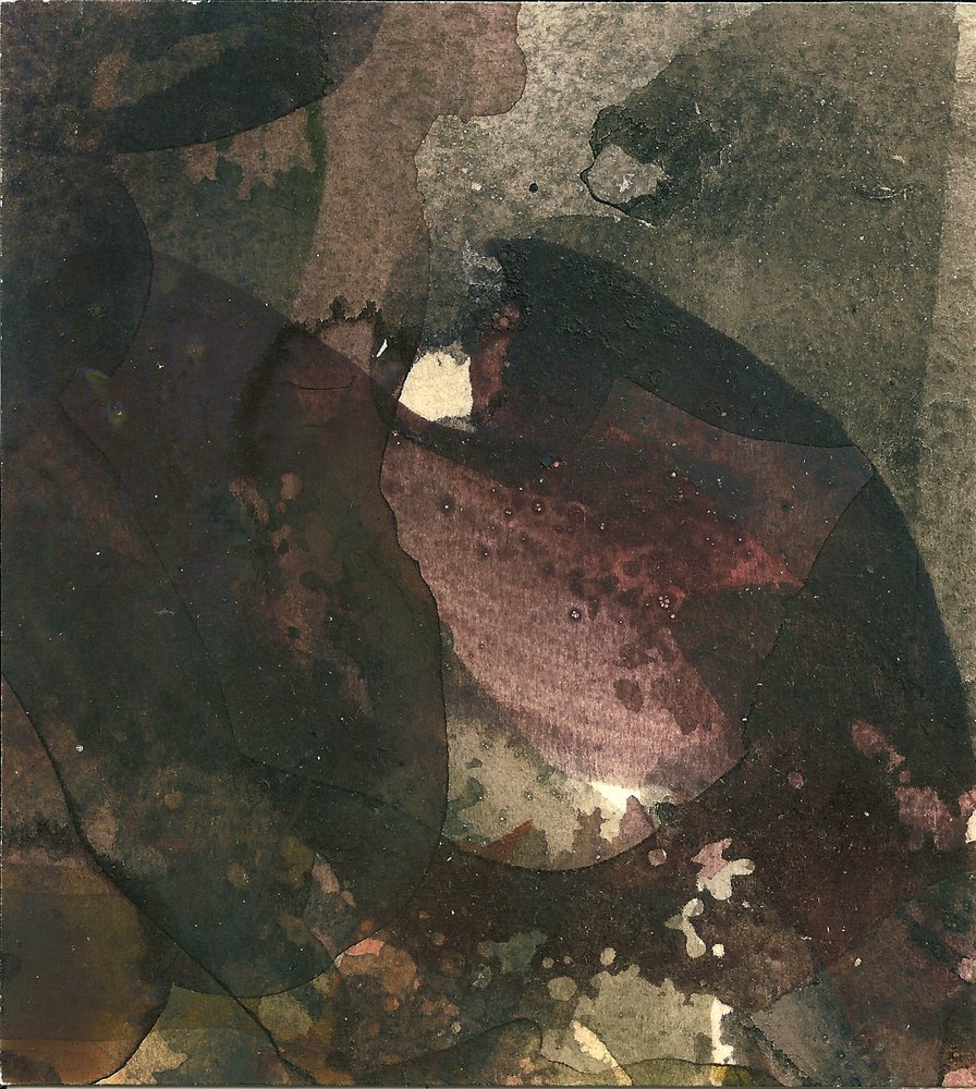 Dark Organic Abstract by Ute Rathmann