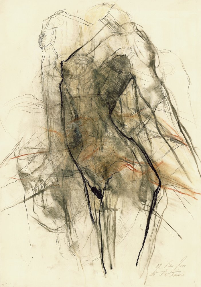 Expressive Female Nude by Ute Rathmann