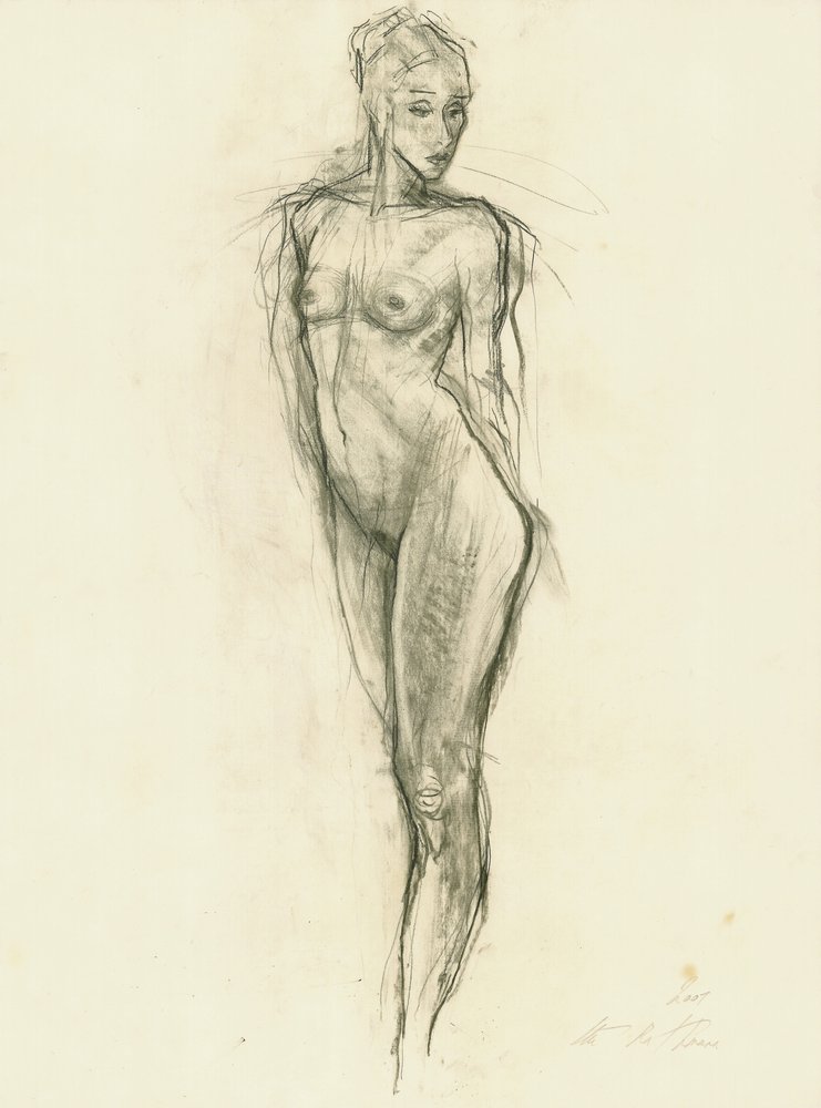 Graceful Nude Figure by Ute Rathmann
