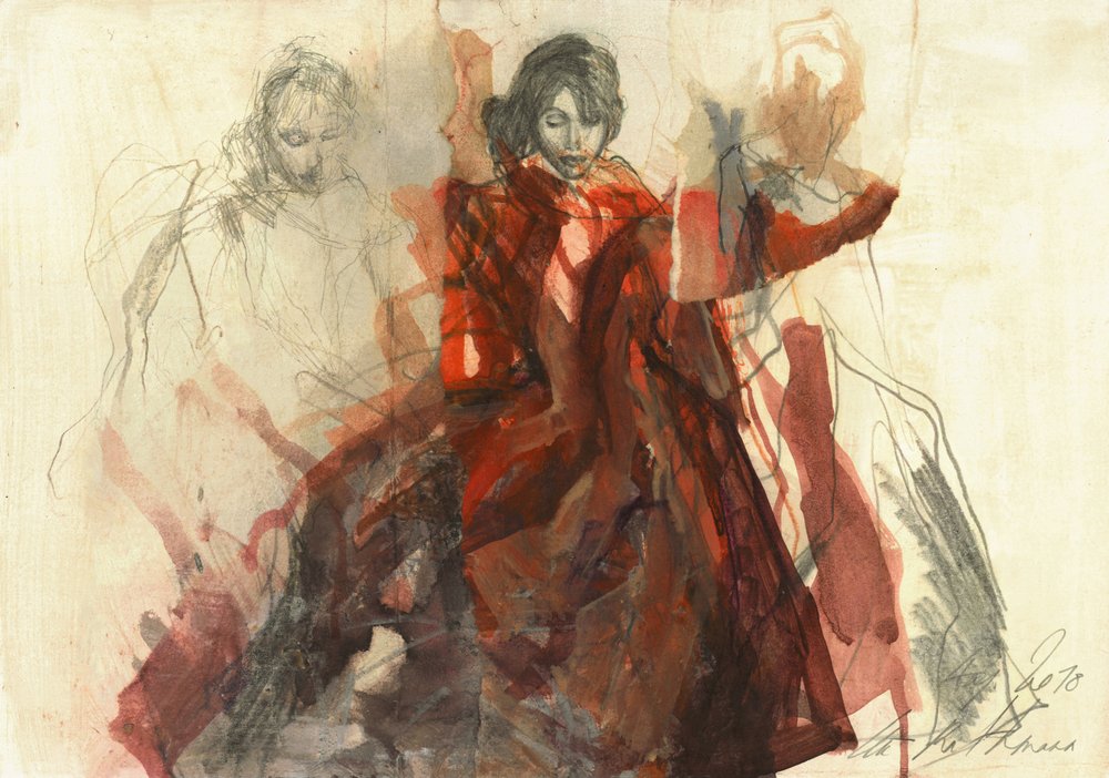 Passionate Flamenco Dance by Ute Rathmann