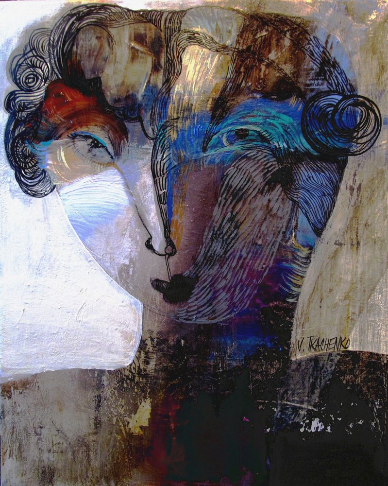 Abstract Face Art by Victor Tkachenko