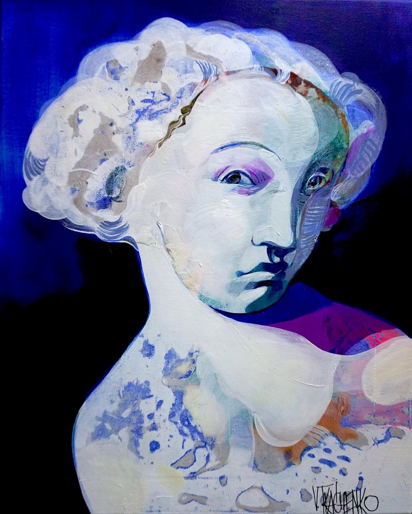 Abstract Woman Portrait by Victor Tkachenko