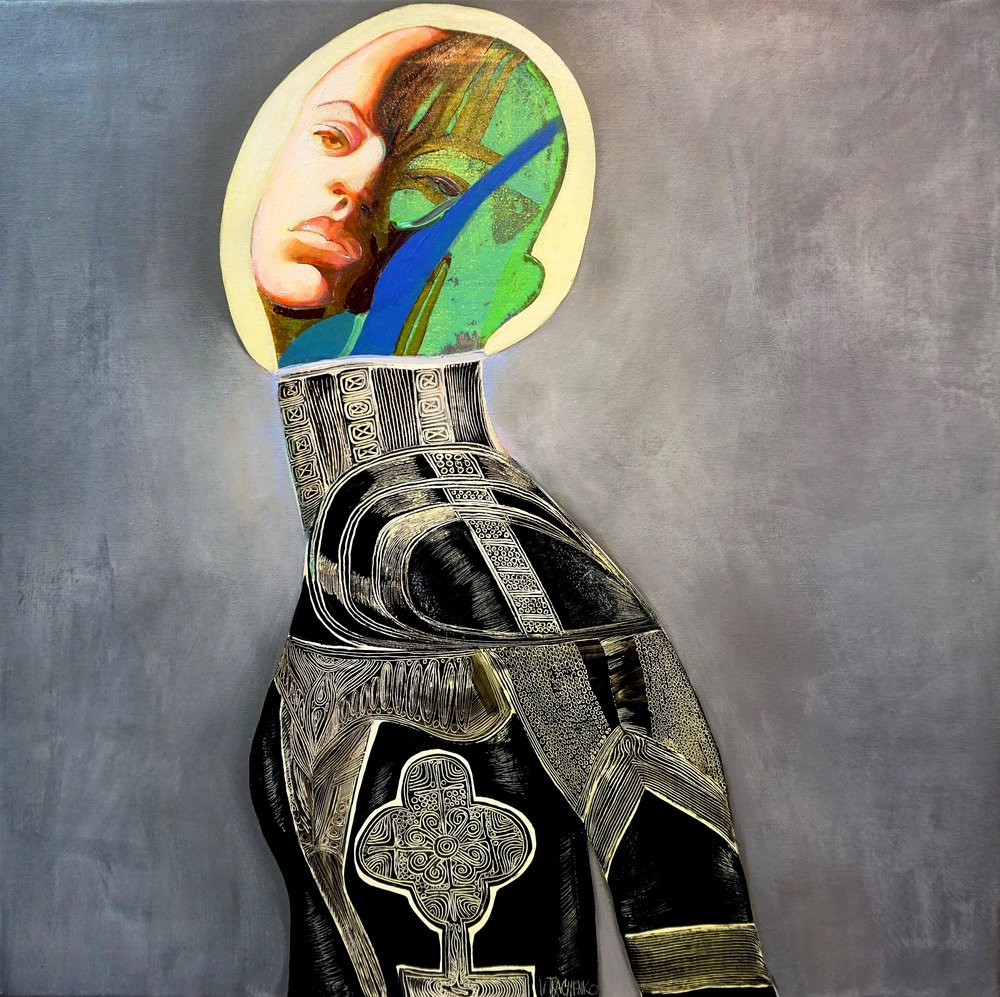 Modern Abstract Portrait by Victor Tkachenko