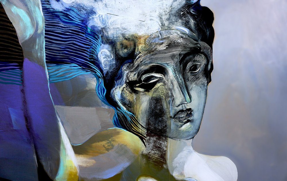 Modern Greek Goddess by Victor Tkachenko