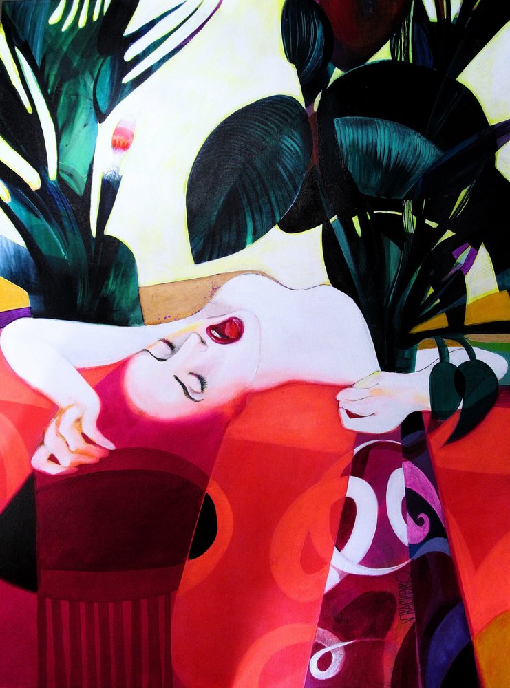 Sensual Tropical Woman by Victor Tkachenko
