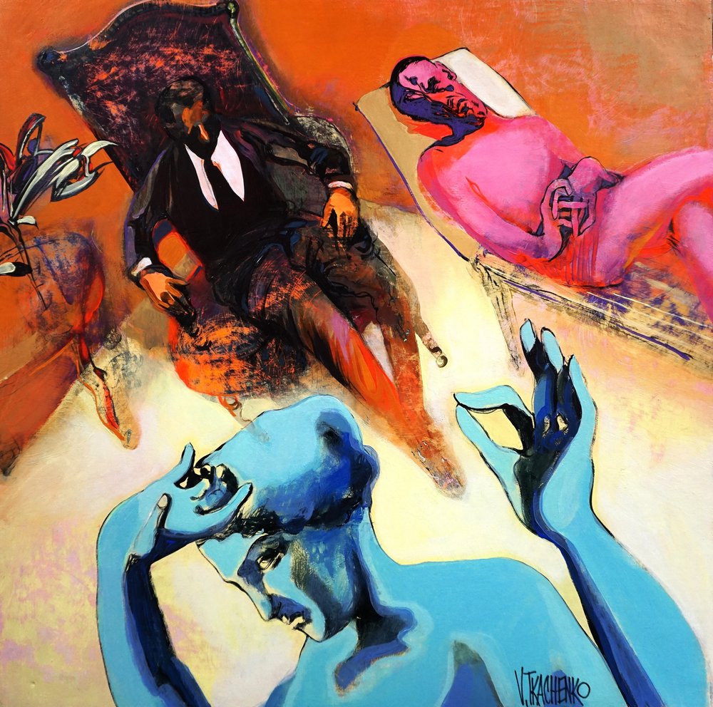 Surreal Therapy Session by Victor Tkachenko