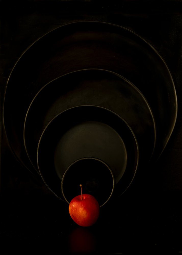 Red Apple Dark Circles by Wendy Xu