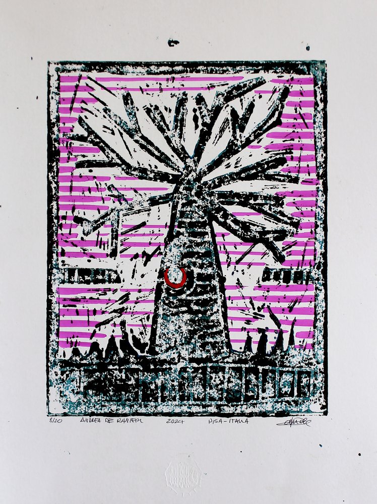 Stylized Desert Palm by andrea de ranieri