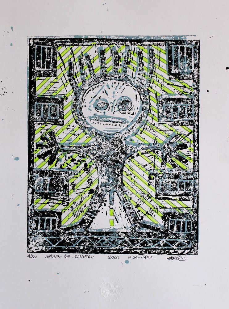 Tribal Spirit Figure by andrea de ranieri