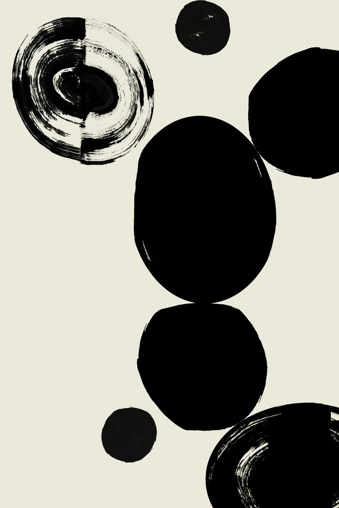 Abstract Black Forms by cartissi