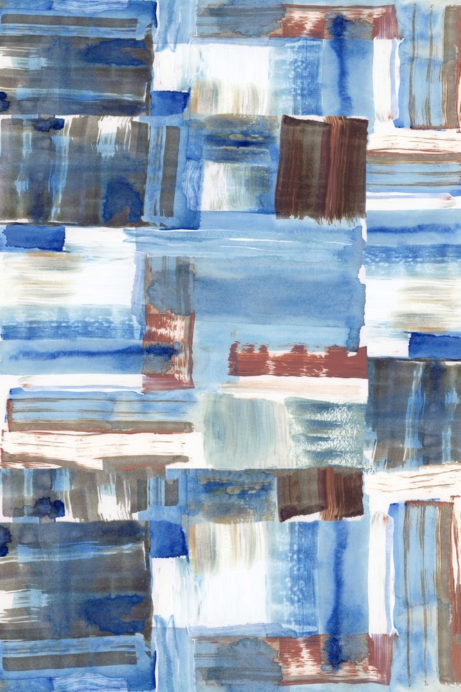 Abstract Blue Brown Layers by cartissi