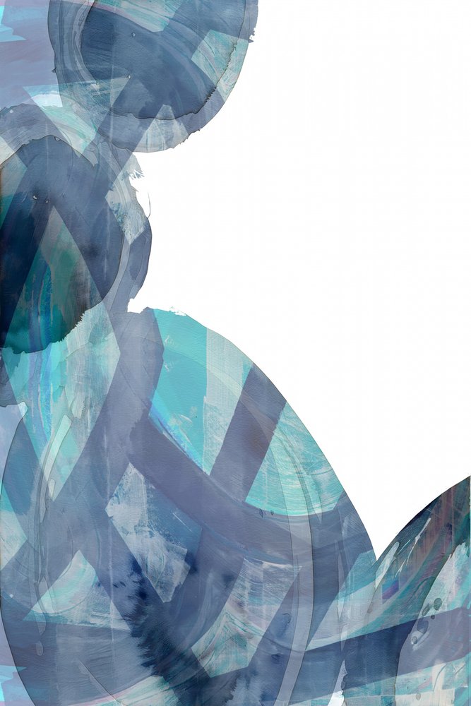 Abstract Blue Current by cartissi