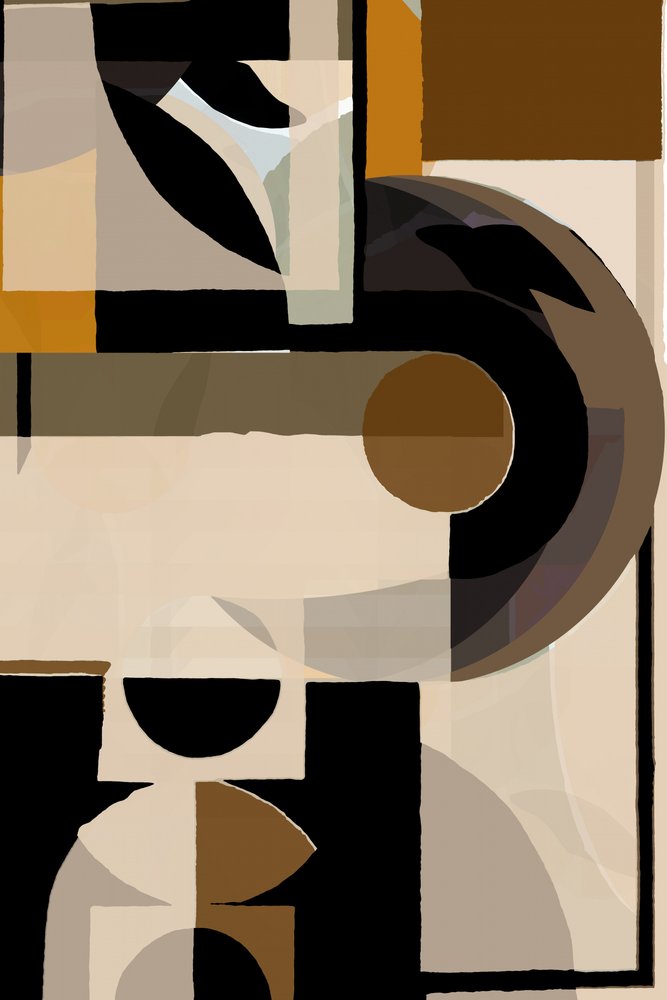 Abstract Earthy Shapes by cartissi