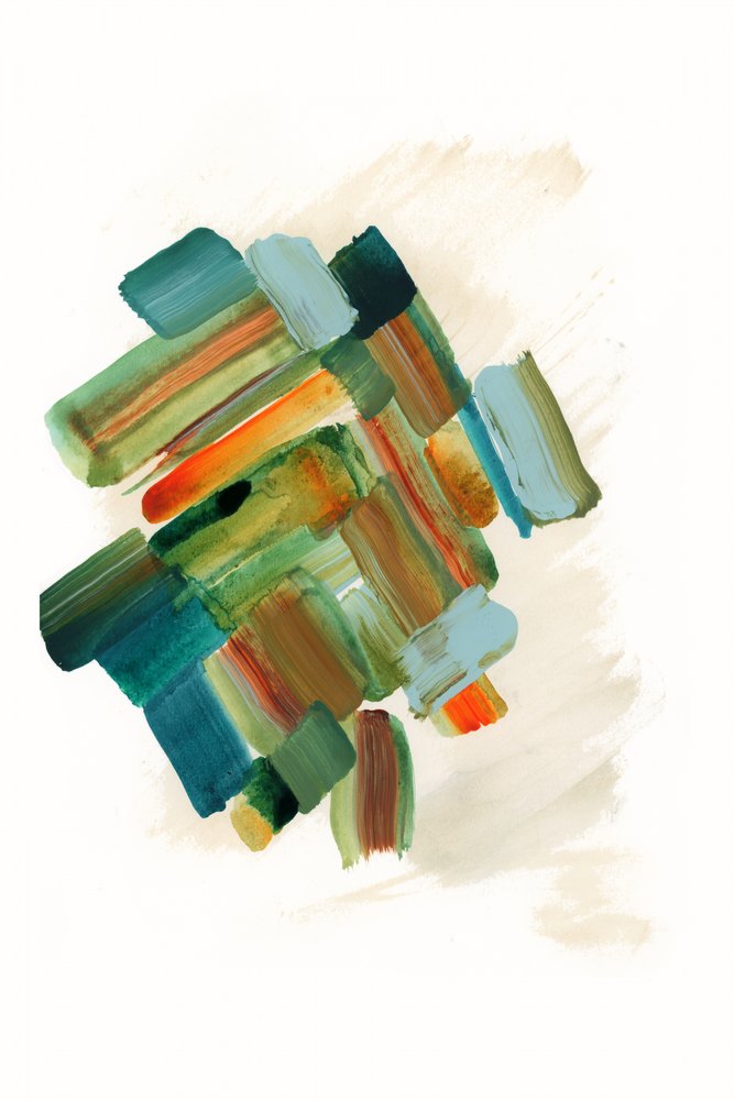 Abstract Earthy Tones by cartissi
