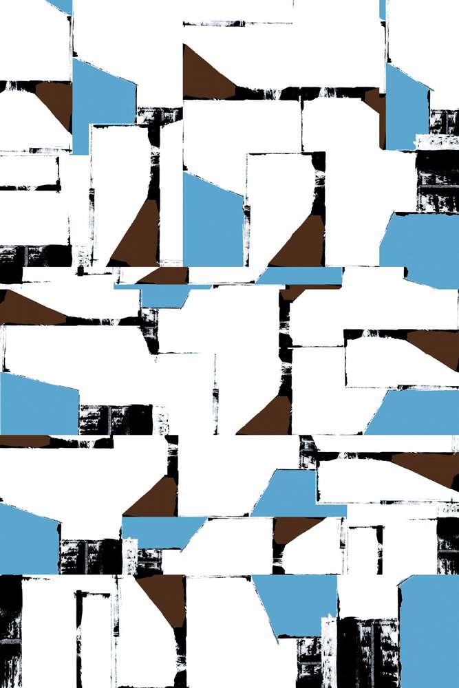 Abstract Geometric Collage by cartissi