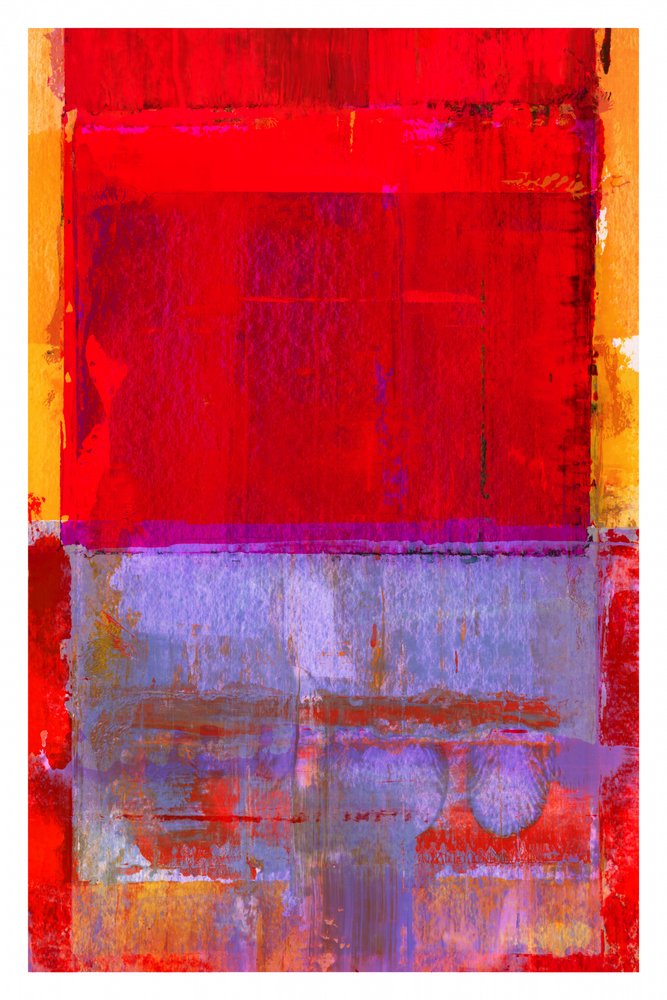 Abstract Red Purple by cartissi