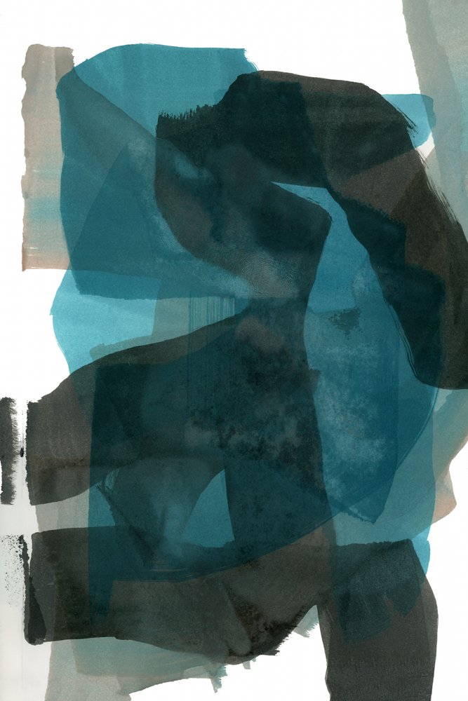Abstract Teal Layers by cartissi