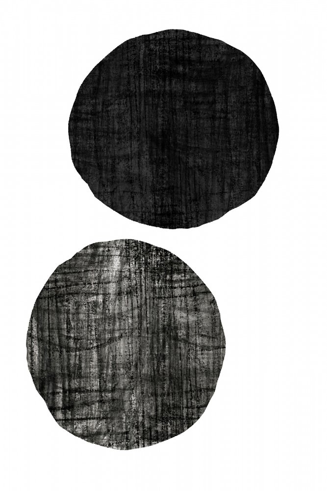 Abstract Textured Circles by cartissi