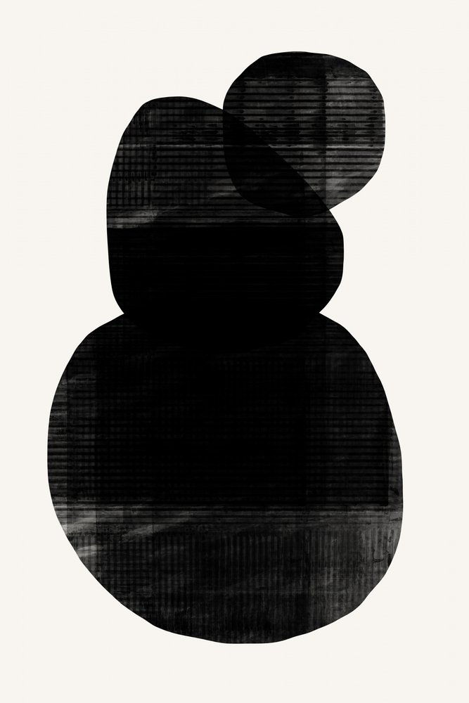 Black Abstract Shapes by cartissi