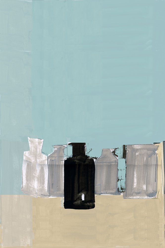 Black Bottle Still Life by cartissi