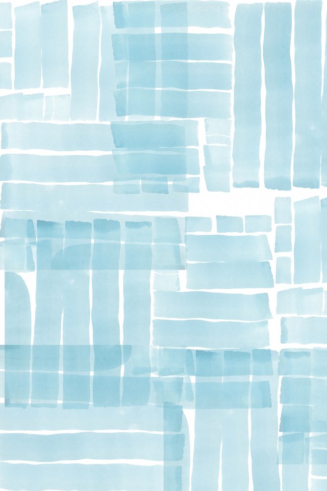 Blue Watercolor Blocks by cartissi