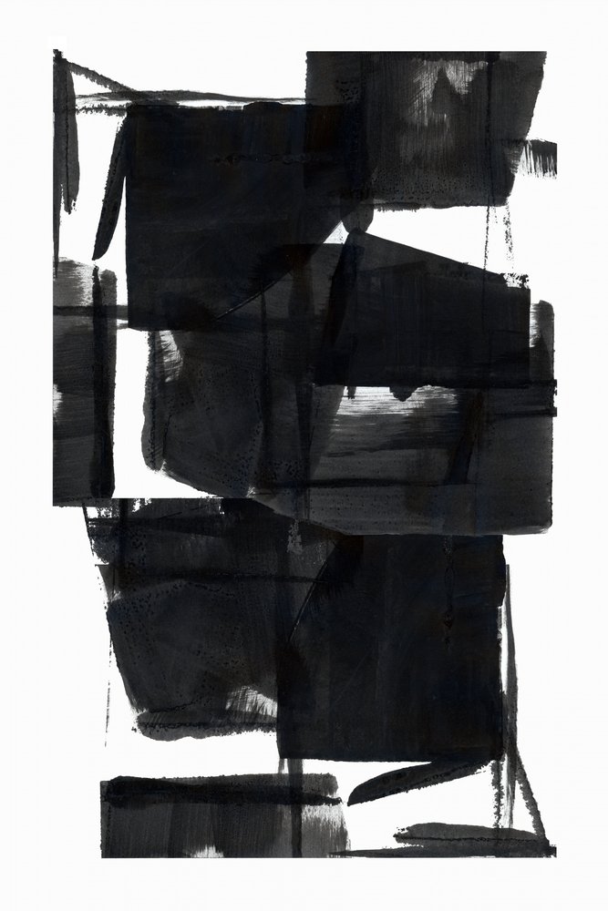 Bold Black Abstract by cartissi