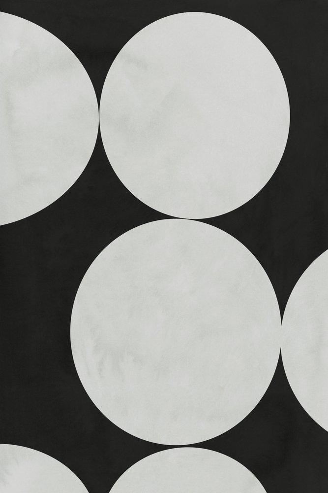 Bold Black White Circles by cartissi