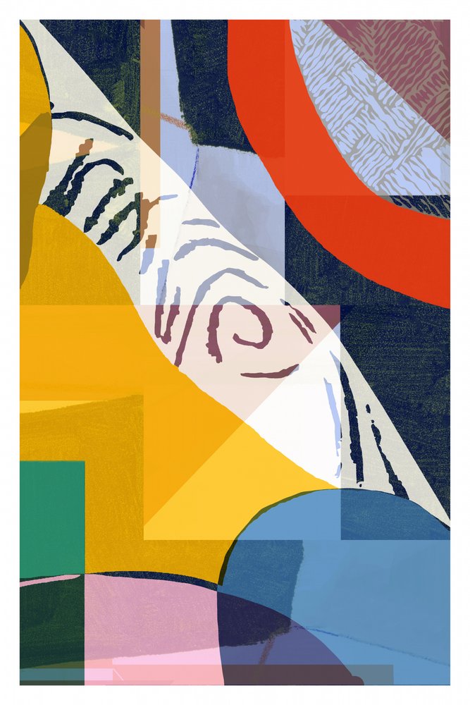Colorful Abstract Shapes by cartissi