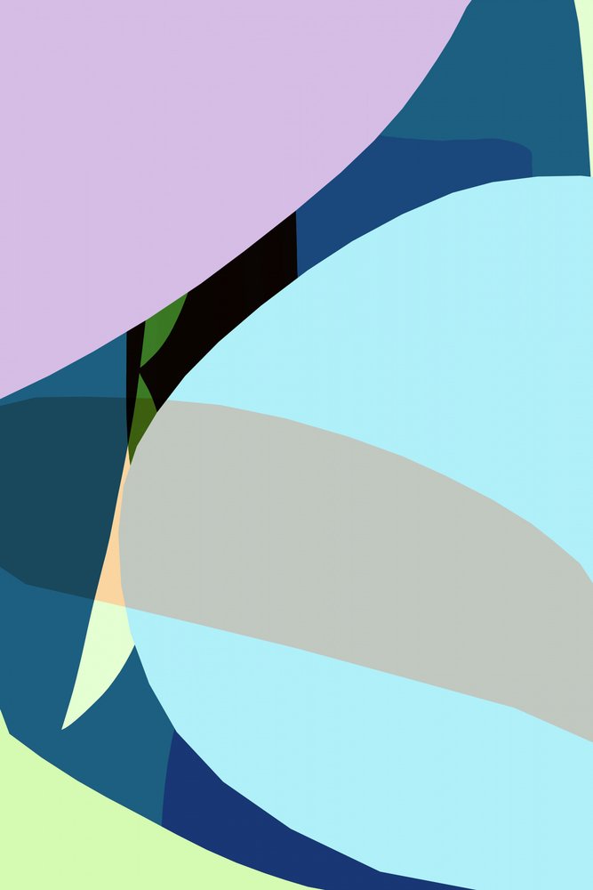 Colorful Curved Abstraction by cartissi