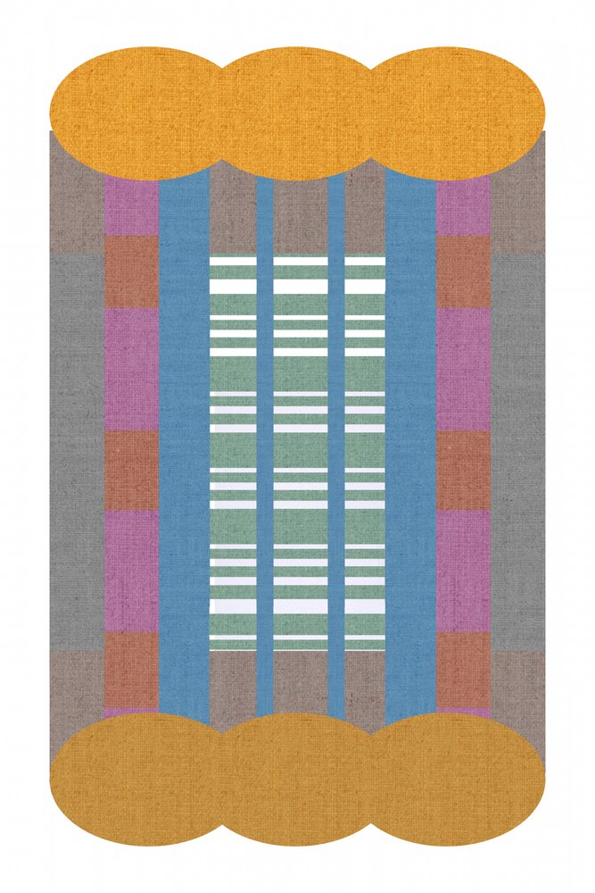 Colorful Geometric Textile by cartissi