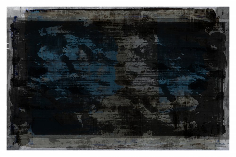 Dark Blue Abstraction by cartissi