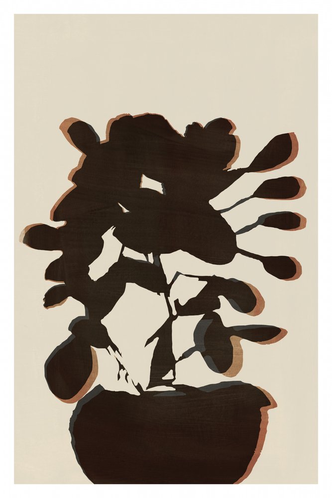Dark Orchid Silhouette by cartissi