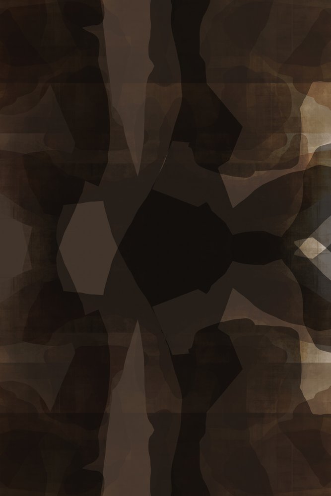 Deep Brown Abstract by cartissi