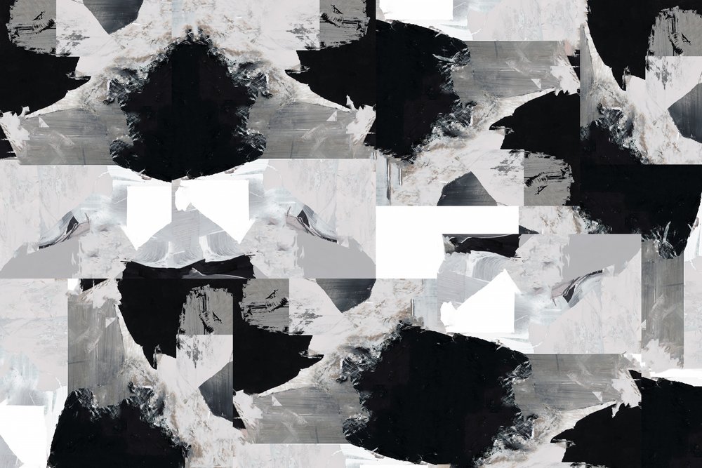 Dynamic Black White Abstract by cartissi