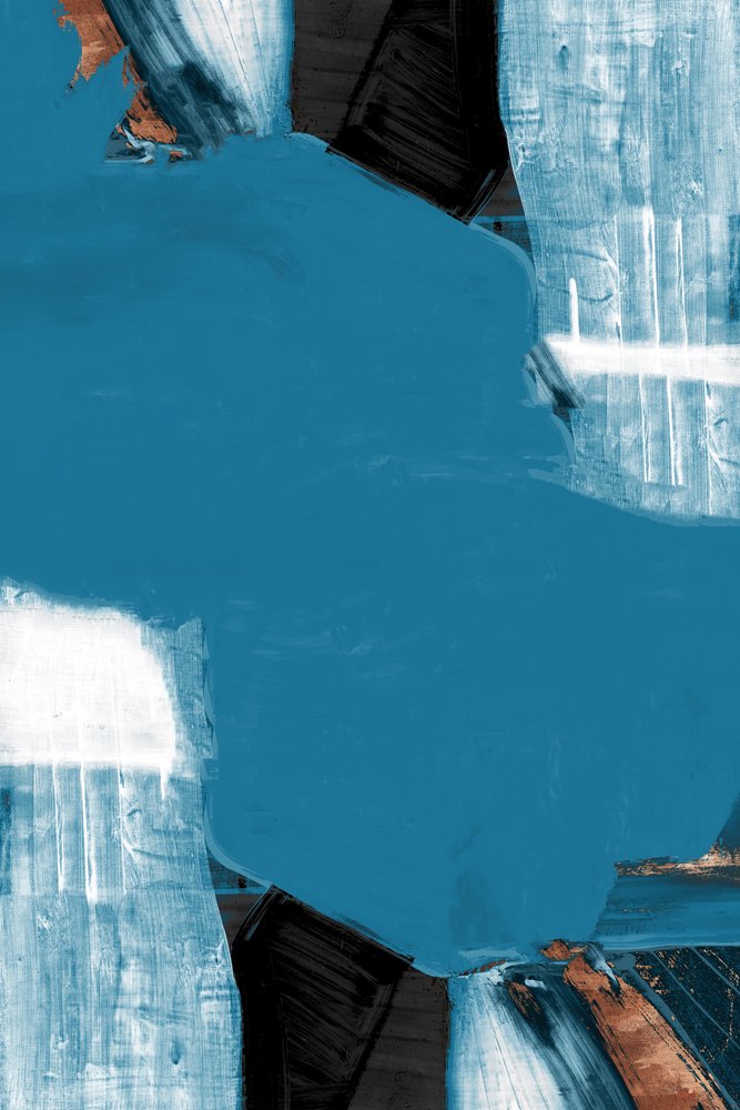 Dynamic Teal Strokes by cartissi