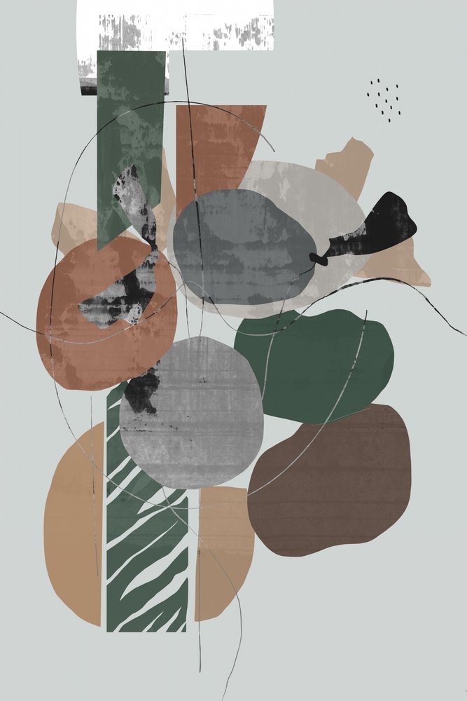 Earthy Abstract Shapes by cartissi