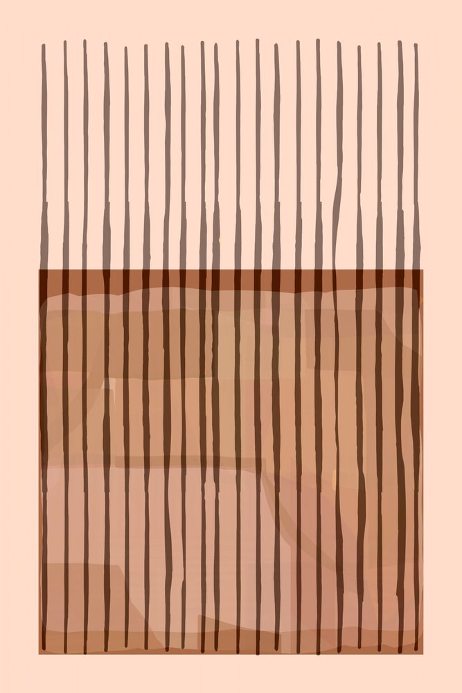 Earthy Abstract Vertical Lines by cartissi