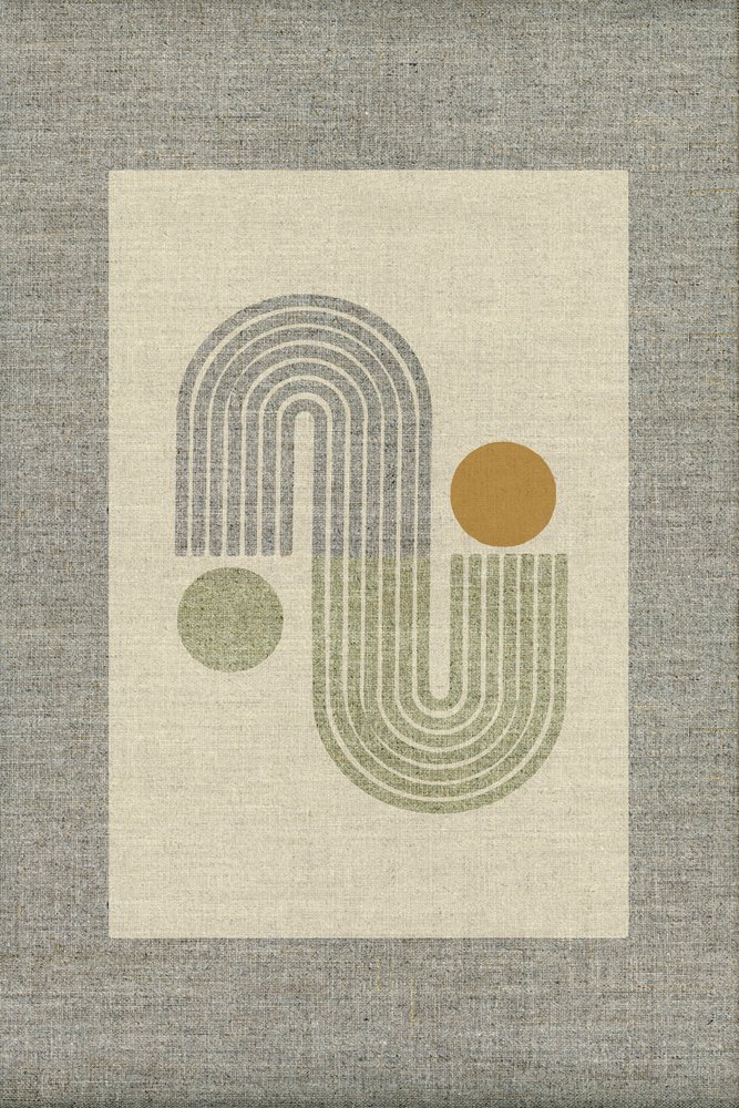 Earthy Geometric Arches by cartissi