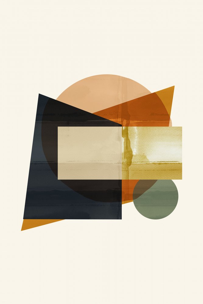 Earthy Geometric Shapes by cartissi