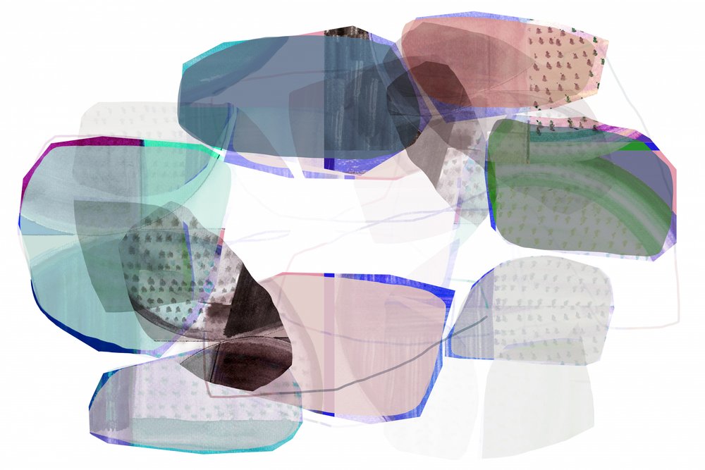 Fluid Pastel Abstraction by cartissi