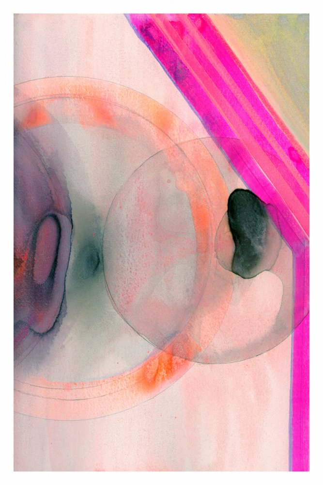 Fluid Pink Abstract by cartissi
