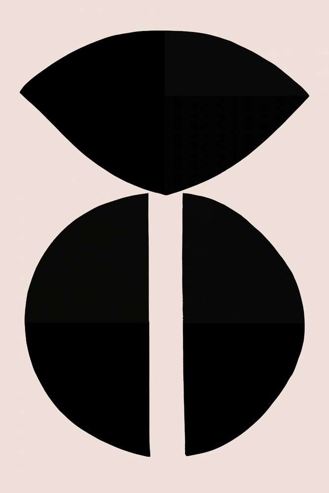 Geometric Black Shapes by cartissi