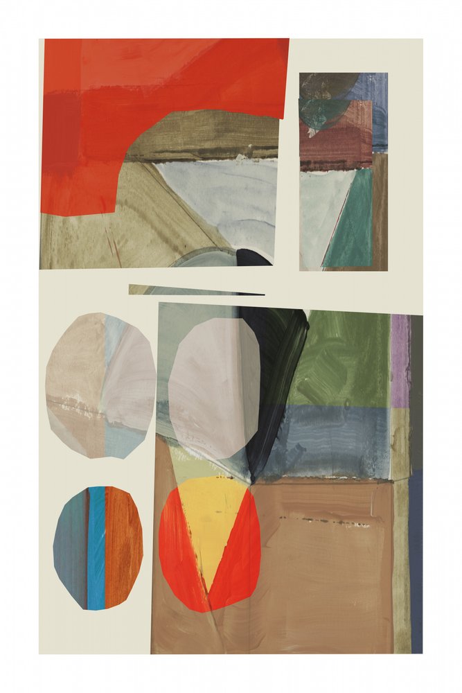 Geometric Color Collage by cartissi