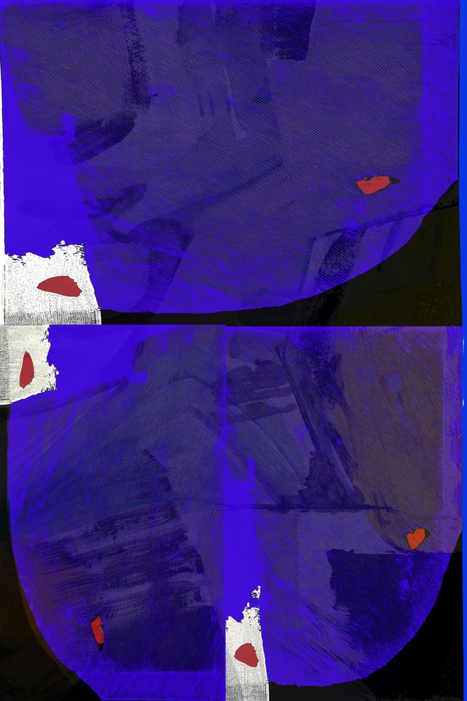 Indigo Abstract Layers by cartissi